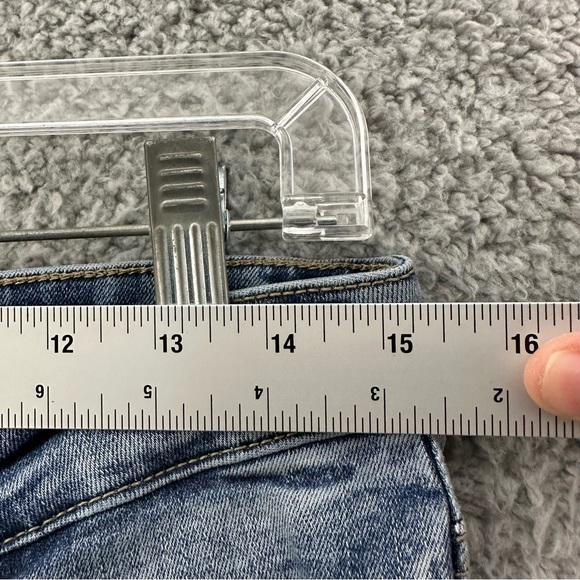 Silver Jeans Most Wanted Straight Crop Jeans Distressed Mid Rise Women's 31 x 27 - Picture 8 of 10